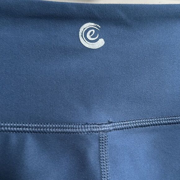 NEW Calme by Johnny Was Cutout High Waist Gym Yoga Leggings in Midnight Blue XS - Picture 9 of 15